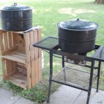 Outdoor Canning Kitchen & Sweet Corn